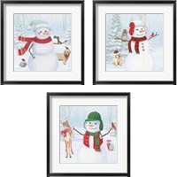 Framed Dressed for Christmas 3 Piece Framed Art Print Set