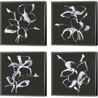 Framed 'Wildflowers 4 Piece Canvas Print Set' border=
