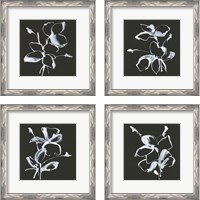 Framed 'Wildflowers 4 Piece Framed Art Print Set' border=