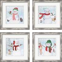 Framed Dressed for Christmas 4 Piece Framed Art Print Set