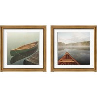 Framed Calm Waters Canoe 2 Piece Framed Art Print Set
