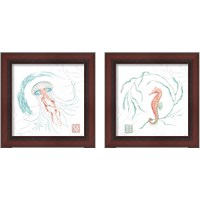 Framed Delicate Sea 2 Piece Framed Art Print Set