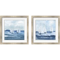 Framed Sailboats  2 Piece Framed Art Print Set