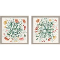 Framed Wildflower Vibes 2 Piece Framed Art Print Set