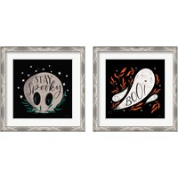 Framed 'Cute Halloween 2 Piece Framed Art Print Set' border=