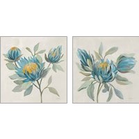 Framed 'Field Floral  2 Piece Art Print Set' border=