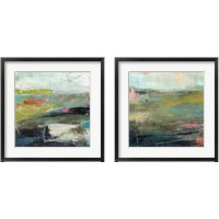 Framed 'Pine Forest 2 Piece Framed Art Print Set' border=