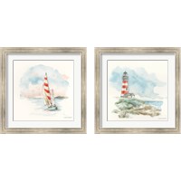 Framed Seaside Journey 2 Piece Framed Art Print Set