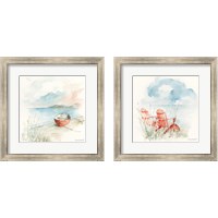 Framed Seaside Journey 2 Piece Framed Art Print Set