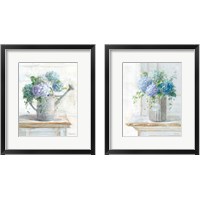 Framed Morning Hydrangeas 2 Piece Framed Art Print Set