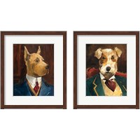 Framed Whimsical Dog 2 Piece Framed Art Print Set