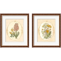 Framed 'Gentle Soul Bouquet 2 Piece Framed Art Print Set' border=