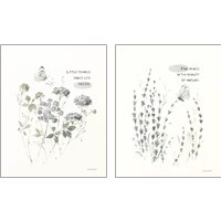 Framed Au Naturel 2 Piece Art Print Set