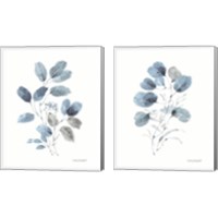 Framed 'Dancing Leaves 2 Piece Canvas Print Set' border=