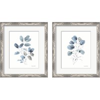 Framed 'Dancing Leaves 2 Piece Framed Art Print Set' border=