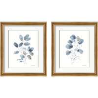 Framed 'Dancing Leaves 2 Piece Framed Art Print Set' border=
