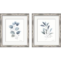 Framed 'Dancing Leaves 2 Piece Framed Art Print Set' border=