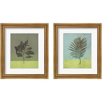 Framed 'Leaf 2 Piece Framed Art Print Set' border=