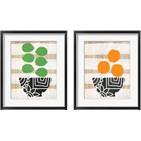 Framed 'Bowl of Fruit 2 Piece Framed Art Print Set' border=