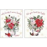 Framed Lighthearted Holiday 2 Piece Art Print Set