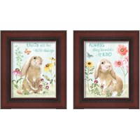 Framed Sweet Bunnies 2 Piece Framed Art Print Set