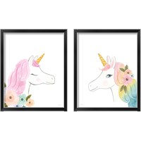 Framed 'Lets Chase Rainbows 2 Piece Framed Art Print Set' border=