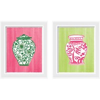 Framed 'Chinoiserie  2 Piece Framed Art Print Set' border=