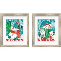Framed Snowy Fun 2 Piece Framed Art Print Set