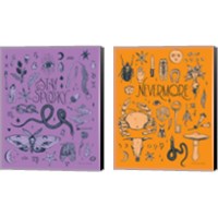 Framed 'Something Wicked 2 Piece Canvas Print Set' border=