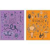 Framed 'Something Wicked 2 Piece Art Print Set' border=