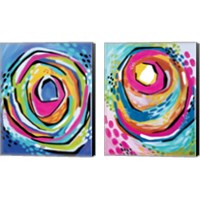 Framed Abstract  2 Piece Canvas Print Set