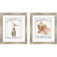 Framed 'Floursack NauticalSeries 2 Piece Framed Art Print Set' border=