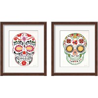 Framed 'Homage to Frida 2 Piece Framed Art Print Set' border=