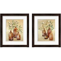 Framed 'Cotton Still Life 2 Piece Framed Art Print Set' border=