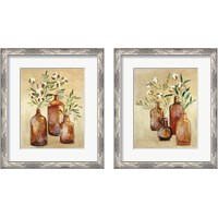 Framed 'Cotton Still Life 2 Piece Framed Art Print Set' border=