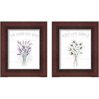 Framed 'Farmhouse Cotton 2 Piece Framed Art Print Set' border=