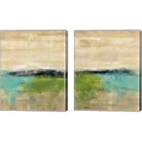 Framed 'Spring Valley 2 Piece Canvas Print Set' border=