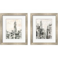 Framed Manhattan Neutral 2 Piece Framed Art Print Set