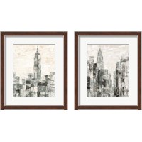 Framed Manhattan Neutral 2 Piece Framed Art Print Set