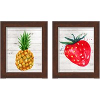 Framed Colorful Fruit 2 Piece Framed Art Print Set