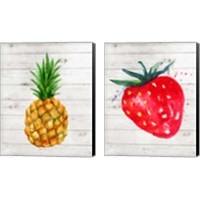 Framed Colorful Fruit 2 Piece Canvas Print Set