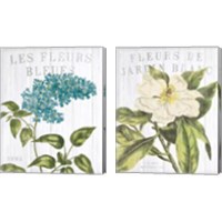 Framed 'Fleuriste Paris 2 Piece Canvas Print Set' border=