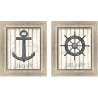 Framed Nautical 2 Piece Framed Art Print Set
