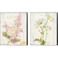 Framed Floursack Florals 2 Piece Canvas Print Set