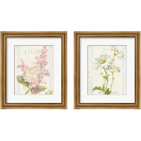 Framed 'Floursack Florals 2 Piece Framed Art Print Set' border=