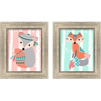 Framed Tribal Fox Girl  2 Piece Framed Art Print Set