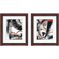 Framed LPs in 33 Red 2 Piece Framed Art Print Set