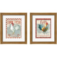 Framed 'Farm Nostalgia 2 Piece Framed Art Print Set' border=