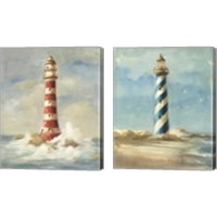 Framed Lighthouse 2 Piece Canvas Print Set