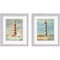 Framed Lighthouse 2 Piece Framed Art Print Set